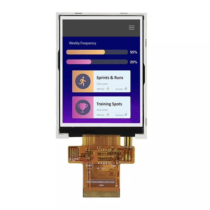 Modul sentuhan sentuhan resistif 2.8 inci IPS TFT