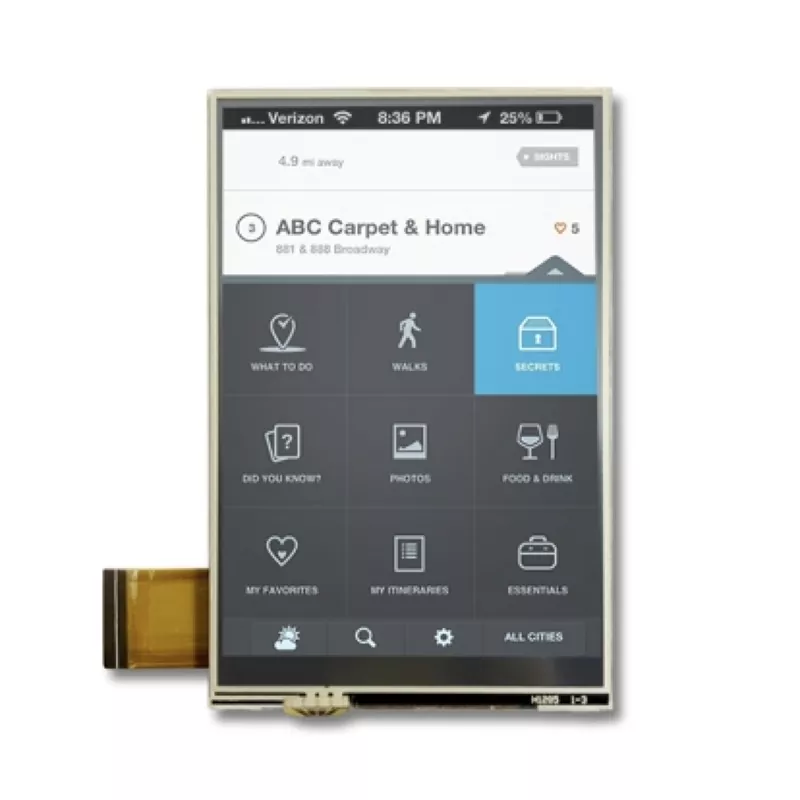 3.5 '' 320x480 Modul TFT Touch Resistive