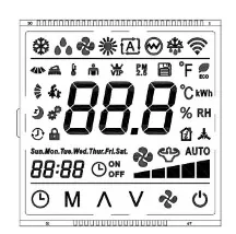 Ganti modul LCD Segmen Varitronix HTN